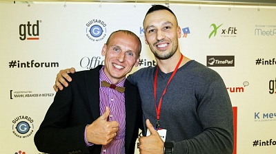 Алексей Бабушкин, эксперт по нетворкингу, и Александр Мироненко, чемпион России по легкой атлетике